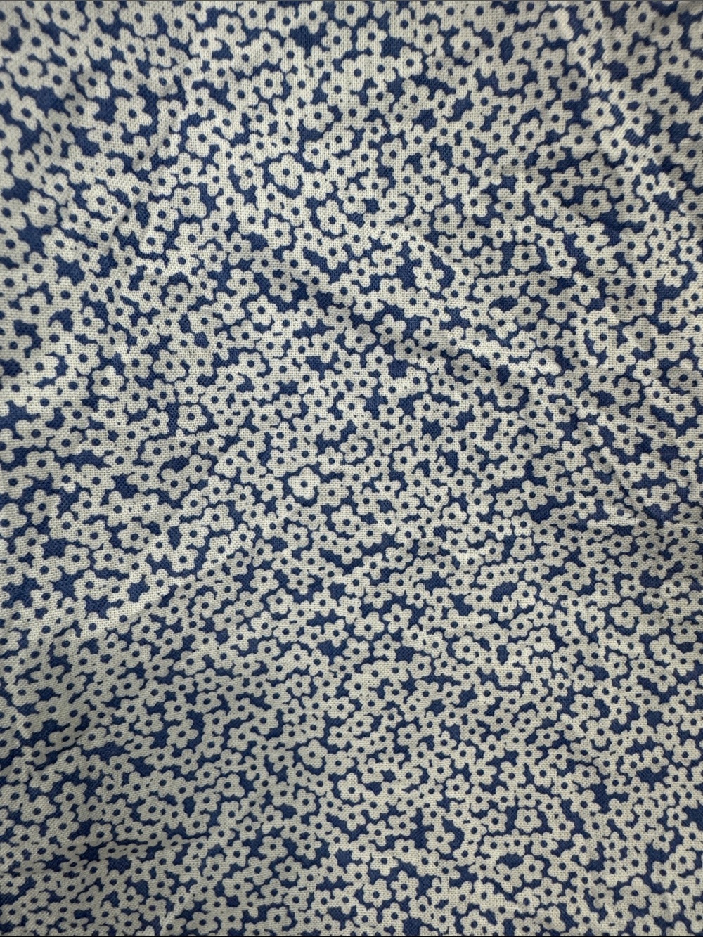 Frank & Eileen Barry Light Blue floral Micro-Print Button-Down Shirt - Picture 6 of 8